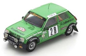 Renault 5 Alpine No.28 Monte Carlo Rally 1979 Bruno Saby Michel Guegan (ミニカー)