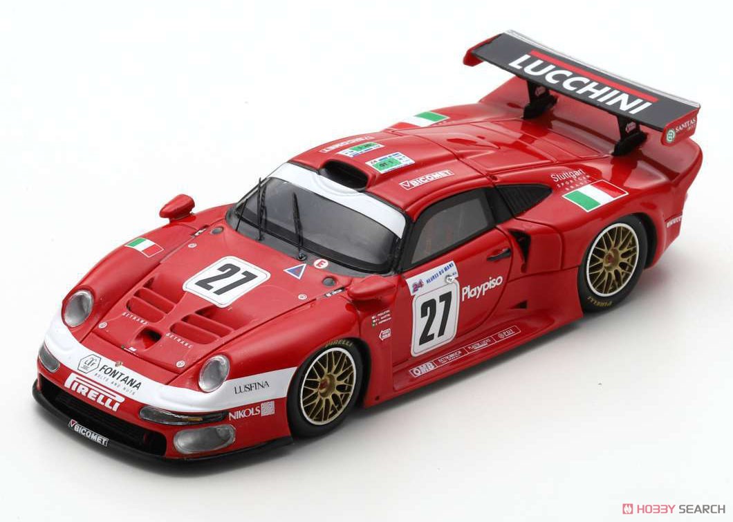 Porsche 911 GT1 No.27 8th 24H Le Mans 1997 C.Pescatori P-L.Martini (Diecast Car) Item picture1