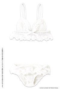 PNM Premiere Bra & Shorts Set (Pure White) (Fashion Doll)