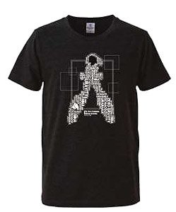 My Hero Academia T-shirt Mens XL/Ochaco Uraraka (Silhouette) (Anime Toy)