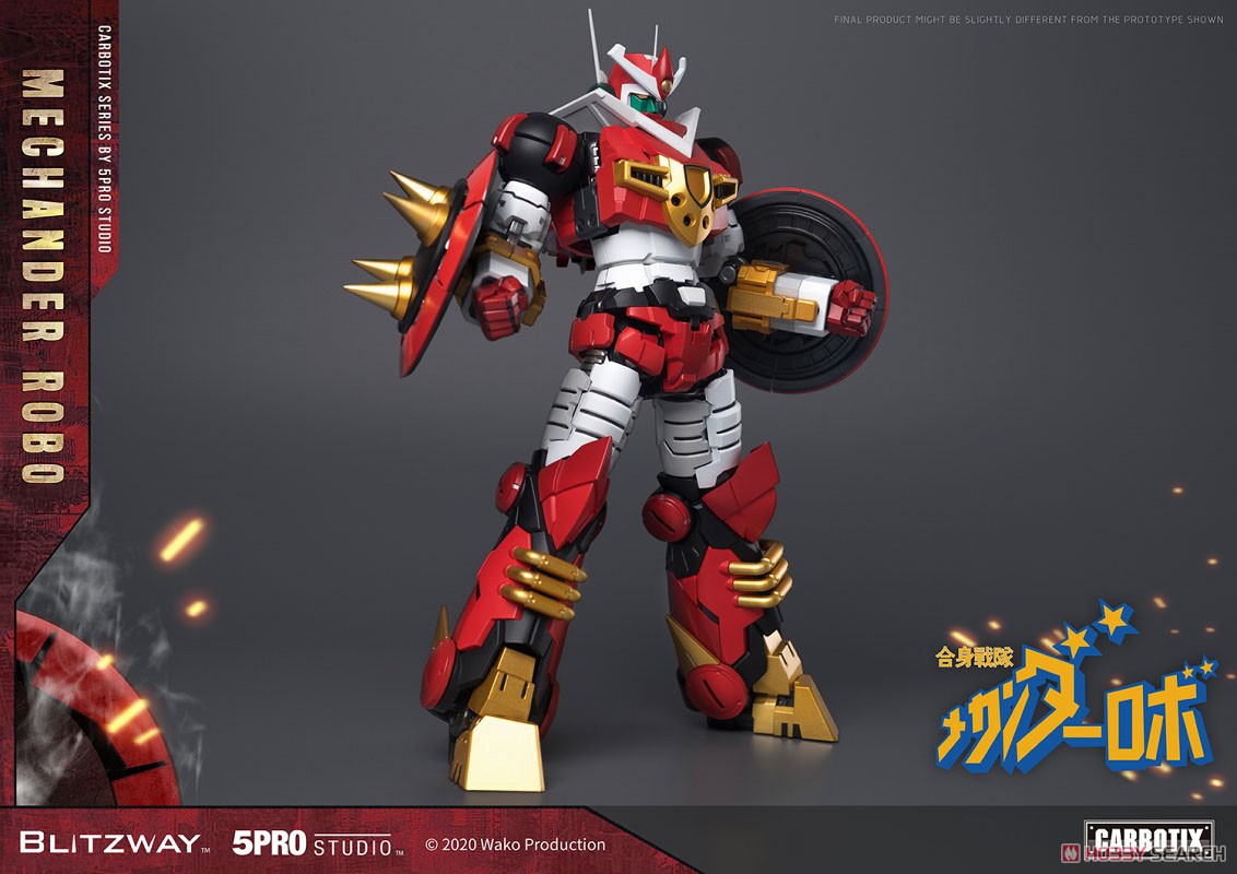 Carbotix/ Gasshin Sentai Mechander Robo: Mechander Robo Action Figure (Completed) Item picture5