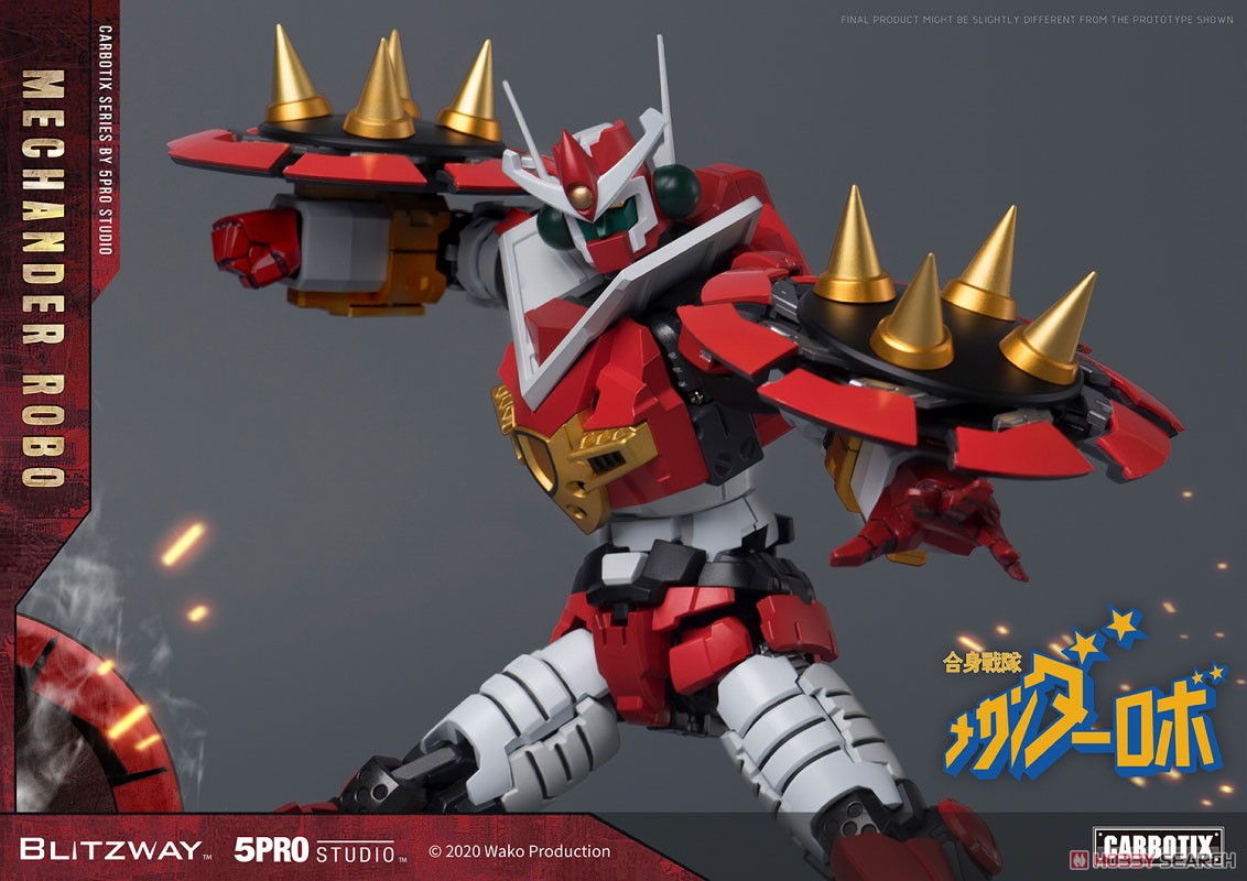Carbotix/ Gasshin Sentai Mechander Robo: Mechander Robo Action Figure (Completed) Item picture7
