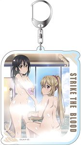 ストライク・ザ・ブラッドIV デカキーホルダー 姫柊雪菜＆藍羽浅葱 A (キャラクターグッズ)