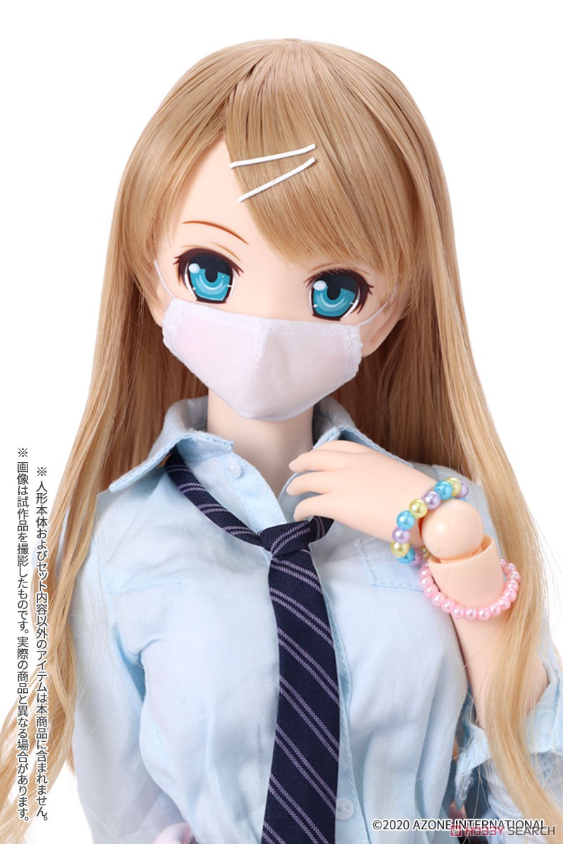 50 Mask (3D Type) (White) (Fashion Doll) その他の画像1