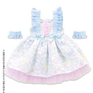 Kinoko Planet x Peropero Sparkles [Pop`n One-piece] Set (Light Blue x Pink) (Fashion Doll)