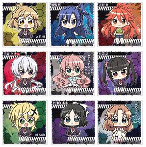 Senki Zessho Symphogear XD Unlimited Trading Puchi Canvas Collection (Set of 9) (Anime Toy)