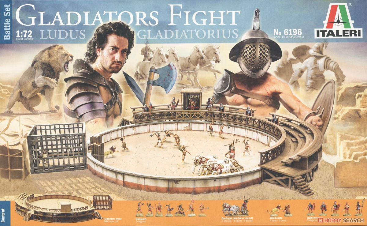 Gladiators Fight - Battle Set (Plastic model) Package2