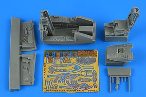 F-104G Starfighter Cockpit Set (C-2 ej.Seat) (for Kinetic) (Plastic model)