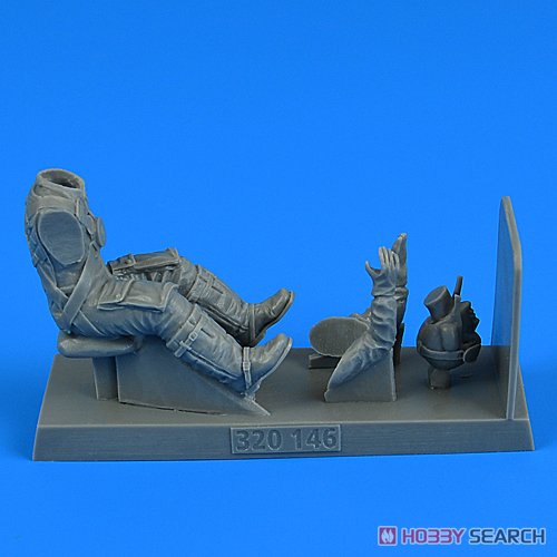 Bf109K パイロット w/パラシュート (ハセガワ用) (プラモデル) 商品画像1