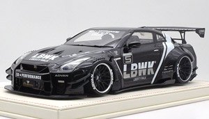 LB-WORKS Nissan GT-R R35 V2.0 LBWK Black (Diecast Car)