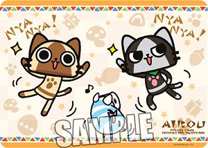 Character Universal Rubber Airou From the Monster Hunter [Airou & Melaleu] (Anime Toy)