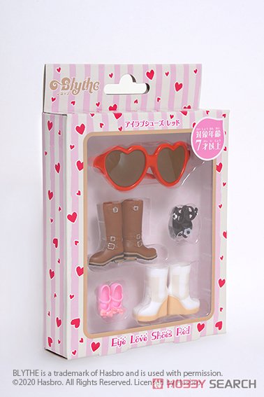 SHOP限定 ブライスグッズ アイラブシューズセット レッド (ドール) パッケージ2