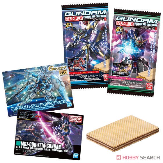 GUNDAMガンプラパッケージアートコレクション チョコウエハース6 (20個セット) (食玩) 商品画像1
