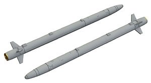 AIM-132 ASRAAMミサイル (2個入り) (プラモデル)