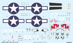 F6F-3 マーキングデカール 「パート2」 (エデュアルド用) (デカール)