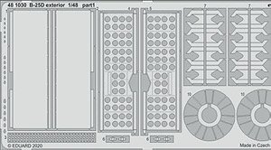 B-25D 外装エッチングパーツ (レベル用) (プラモデル)