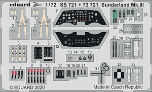 ショート サンダーランド Mk.III ズームエッチングパーツ (スペシャルホビー用) (プラモデル)