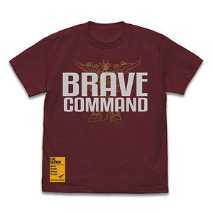 勇者指令ダグオン Tシャツ BURGUNDY XL (キャラクターグッズ)