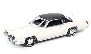 1967 Cadillac El Dorado (Grecian White / Black Roof) (Diecast Car)