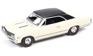 1967 シボレー シェヴェル SS (カプリクリーム/ブラックルーフ) (ミニカー)