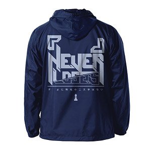 No Game No Life [ ] (Blank) Never Loses Hooded Windbreaker Navy x Yellow M (Anime Toy)