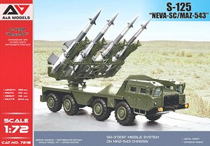 S-125 NEVA-SC 自走地対空 ミサイル (MAZ-543車体) (プラモデル)