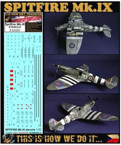 Spitfire Mk.IX - Stencils (Decal)