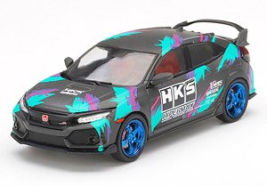 Honda シビック Type R HKS 2018 タイムアタック (ミニカー)