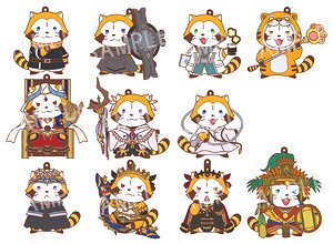 Fate/Grand Order - Absolute Demon Battlefront: Babylonia x Rascal Trading Rubber Strap (Set of 11) (Anime Toy)