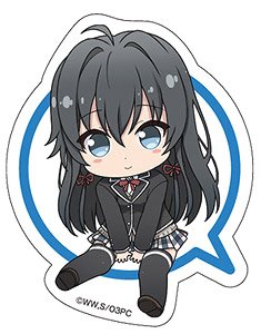 My Teen Romantic Comedy Snafu Fin Petanko Acrylic Badge Yukino Yukinoshita (Anime Toy)