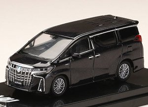 トヨタ アルファード HYBRID (H30W) エアロタイプ スパークリングブラックパールクリスタルシャイン (ミニカー)