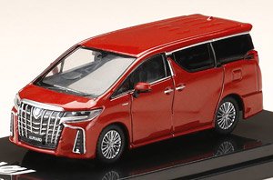 トヨタ アルファード HYBRID (H30W) エアロタイプ ダークレッドマイカメタリック (ミニカー)