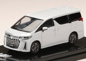 トヨタ アルファード (H30W) エアロタイプ ホワイトパールクリスタルシャイン (ミニカー)