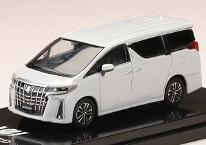 Toyota Alphard (H30W) Aero Type White Pearl Crystal Shine (Diecast Car)