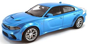 Dodge Charger SRT Hellcat Widebody Daytona 50th Anniversary Edition (Blue) (Diecast Car)
