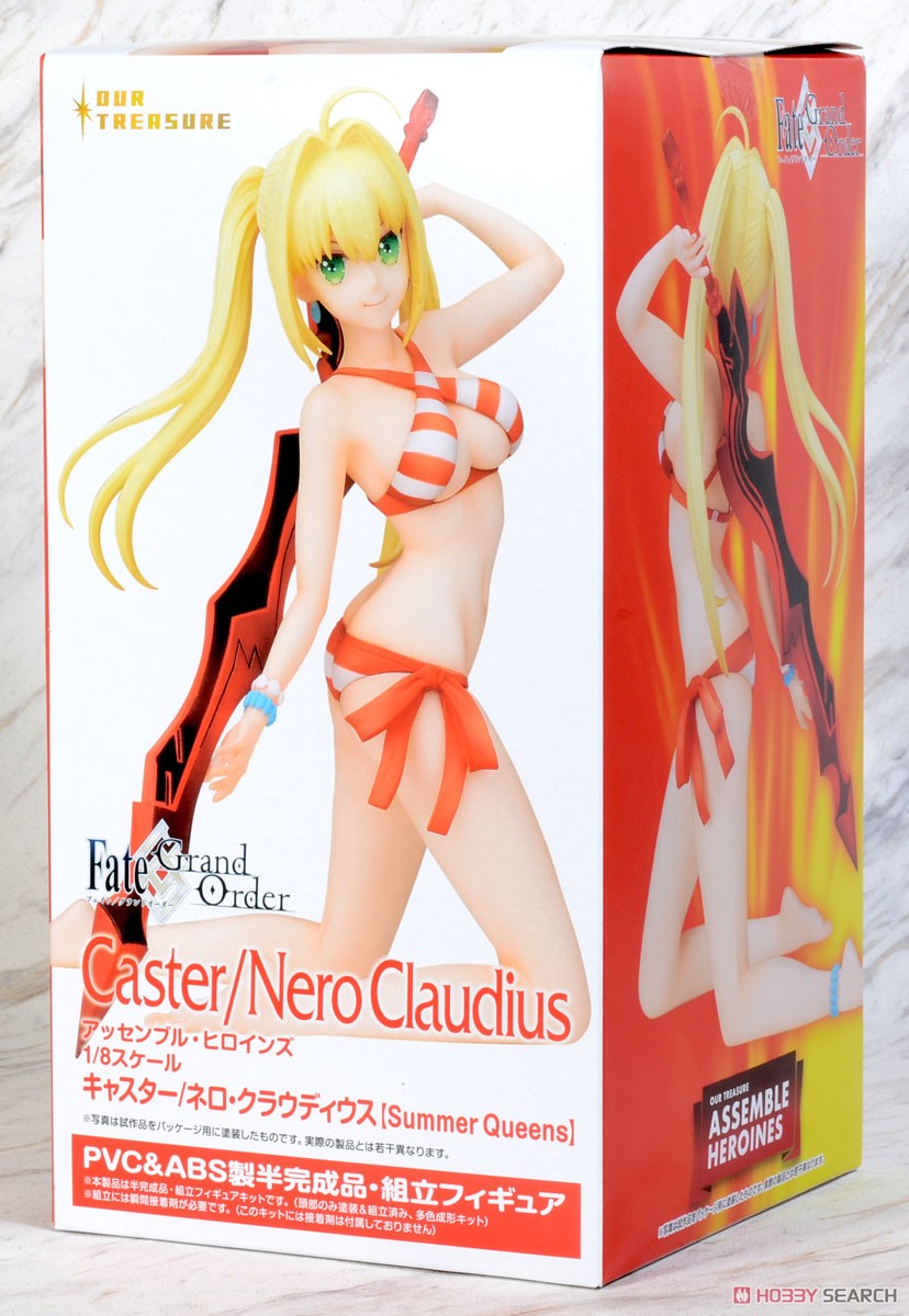 Assemble Heroines Caster/Nero Claudius [Summer Queens] (Unassembled Kit) Package1