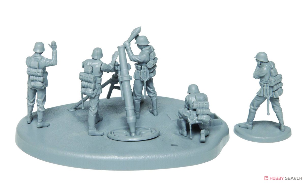 German 120mm Mortar with Crew (Plastic model) Item picture2