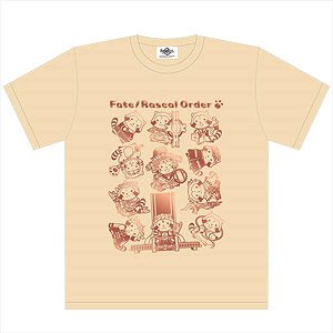 Fate/Grand Order -絶対魔獣戦線バビロニア-×ラスカル 箔プリントTシャツ Mサイズ (キャラクターグッズ)