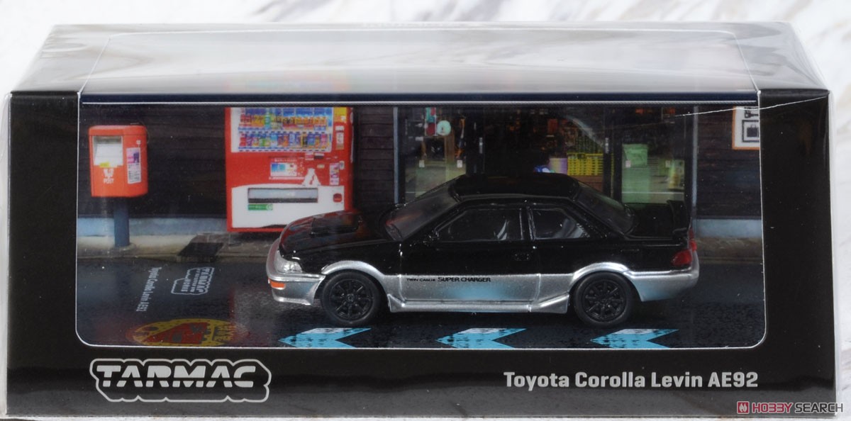 Toyota Corolla Levin AE92 Black / Grey (ミニカー) パッケージ1