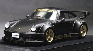 RWB 930 Black Wheel: Gold (Diecast Car)