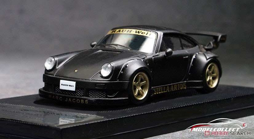 RWB 930 Black Wheel: Gold (Diecast Car) Item picture1