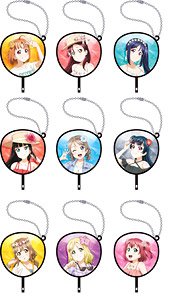 [Love Live! Sunshine!!] Mini Fan Key Ring Collection (Set of 9) (Anime Toy)