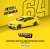 Mercedes-Benz C 63 AMG Coupe Black Series Yellow Metallic (ミニカー) 商品画像1