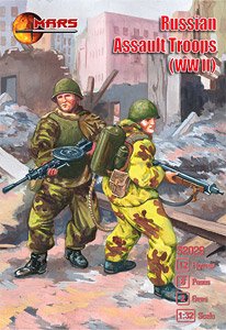 WW.II ロシア軍 襲撃隊 (12体/8ポーズ) (プラモデル)