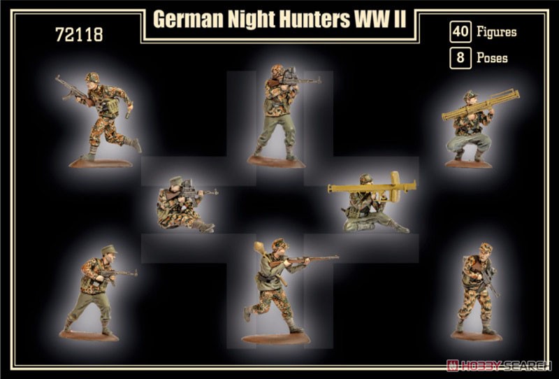 WW.II ドイツ軍 夜戦部隊 (40体/8ポーズ) (プラモデル) その他の画像1