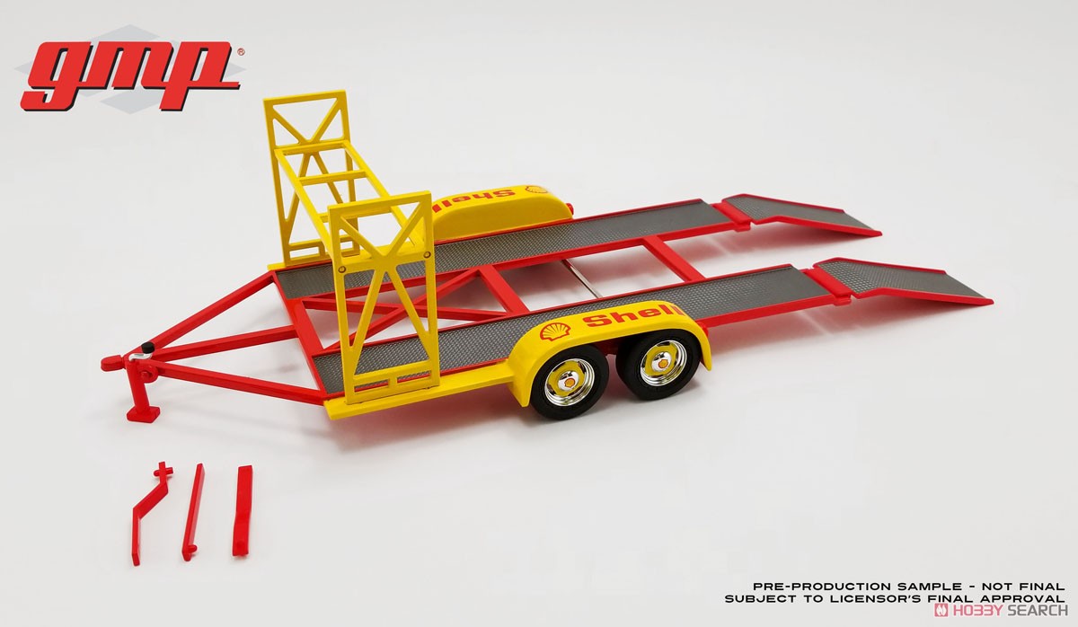 Tandem Car Trailer - Shell Oil (ミニカー) 商品画像1