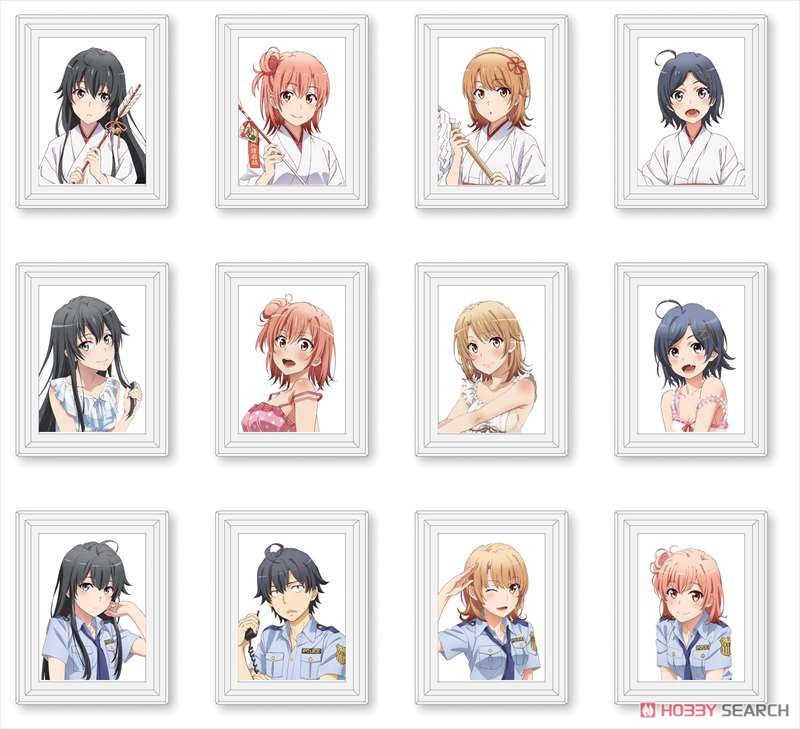 My Teen Romantic Comedy Snafu Too! [Especially Illustrated] Vol.1 Trading Magnet (Set of 12) (Anime Toy) Item picture1