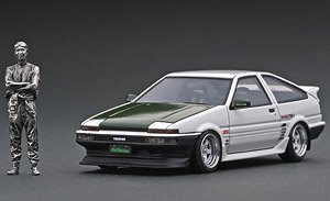 Toyota Sprinter Trueno (AE86) 3Door TK-Street Ver. White with DK (Diecast Car)