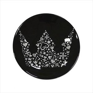 Kingdom Hearts Plate S Size [Crown Black] (Anime Toy)