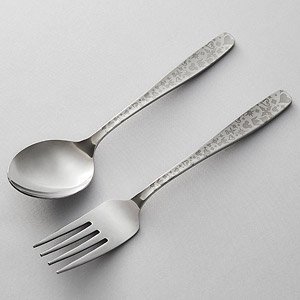 Kingdom Hearts Fork & Spoon [Confetti Silver] (Anime Toy)